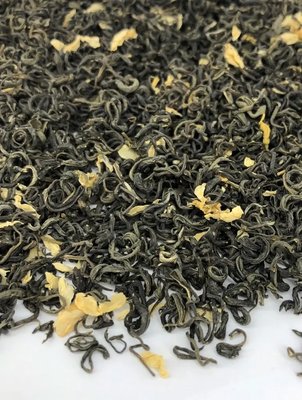Зелений жасминовий чай Молі Бі Тань Пяо Сюе "Жасминовий сніг, що кружляє" 2017 рік 50г, Китай id_9095 фото