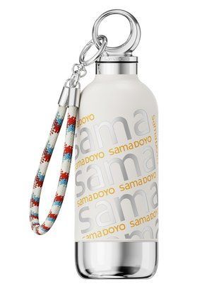 Дизайнерський термос з нержавіючої медичної сталі Samadoyo Trendsetting White 360 мл id_12340 фото