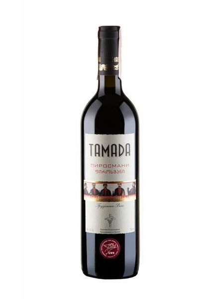 Вино Tamada Pirosmani червоне напівсолодке 14.5% 0.75л Грузія id_144 фото