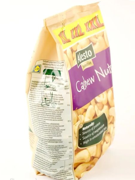 Горіхи кеш'ю натуральні Alesto Cashew Nuts XXL 500г, Нідерланди id_9201 фото