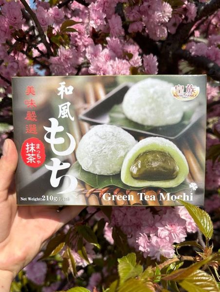Тістечко моті Royal Family Green Tea Mochi 210г, Тайвань id_983 фото