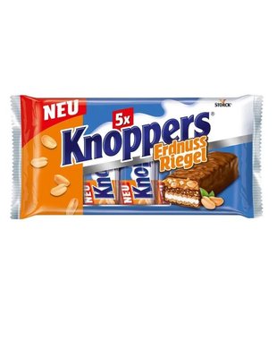Шоколадні батончики Knoppers Riegel Peanut з арахісом 200г, Німеччина id_3086 фото