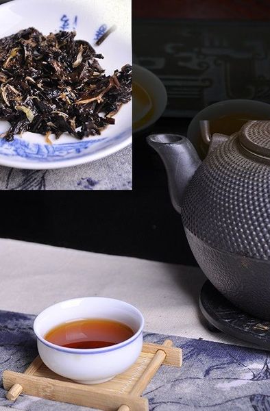 Чорний чай Шу Пуер з хризантемою міні точа порційний 5шт по 5г, Китай id_7821 фото