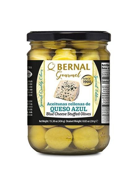 Оливки Bernal Gourmet фаршировані блакитним сиром 436г, Іспанія id_3395 фото