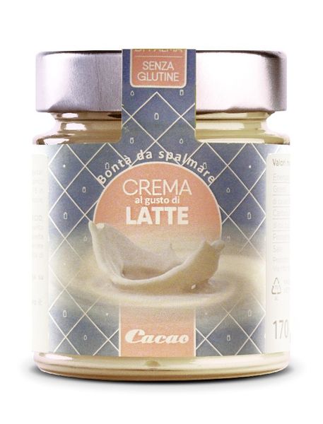 Молочний крем Cacao Bonta da Spalmare Crema Latte без глютену та пальмової олії 170г, Італія id_9978 фото