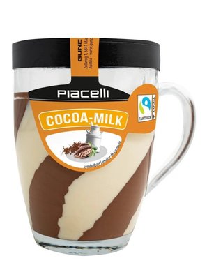 Шоколадна паста з фундуком Piacelli Duo Cocoa-Milk в кружці 300г, Австрія id_8737 фото