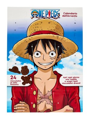 Адвент календар з фігурними шоколадними цукерками Walcor One Piece 220г, Італія id_10301 фото