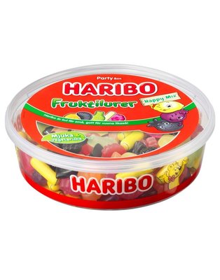 Жувальні цукерки Haribo Fruktilurer Happy miks бокс 600г, Швеція id_8433 фото