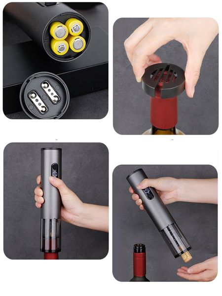 Розумний акумуляторний штопор SunWay Electric Wine Bottle Opener C006U Type-C Black id_10453 фото