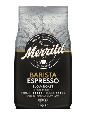 Кава Lavazza Merrild Barista Espresso в зернах повільне обсмаження 1кг, Данія id_9046 фото