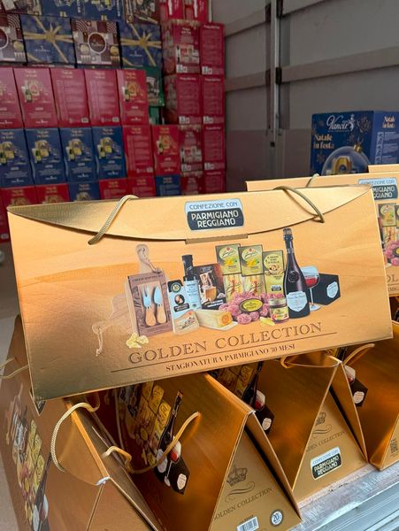 Високоякісний подарунковий набір із 10 компонентів Parmigiano Reggiano Golden Collection, Італія id_10408 фото