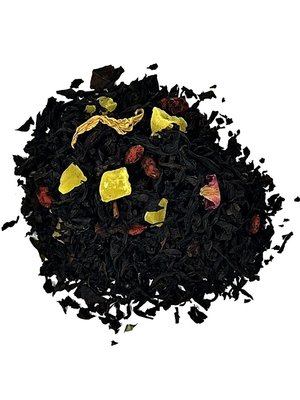 Натуральний чай Барбарис: Чорний цейлонський чай з барбарисом, ягодами годжі та квітами 50г id_9673 фото