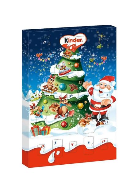 Новорічний адвент календар Kinder Advent Calendar Mini Mix 150г, Німеччина id_2790 фото