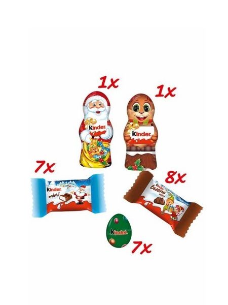 Новорічний адвент календар Kinder Advent Calendar Mini Mix 150г, Німеччина id_2790 фото