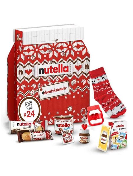 Різдвяний адвент-календар Nutella Adventskalender зі смаколиками та сувенірами 528г, Італія id_8175 фото