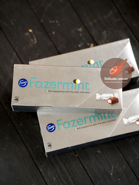Цукерки Fazer Fazermint chocolate creams з м'ятною начинкою 270г Фінляндія id_318 фото