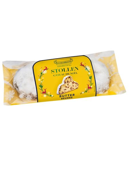 Різдвяний пиріг штоллен Kuchenmeister Stollen з родзинками 500г, Німеччина id_10310 фото