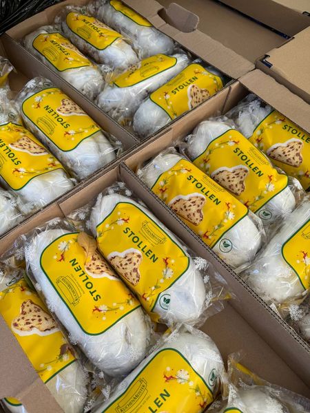 Різдвяний пиріг штоллен Kuchenmeister Stollen з родзинками 500г, Німеччина id_10310 фото