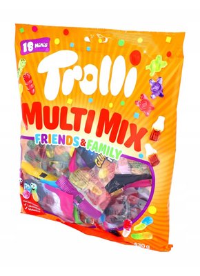 Желейні цукерки Trolli Multi Mix Friends Family 430г, Німеччина id_8589 фото