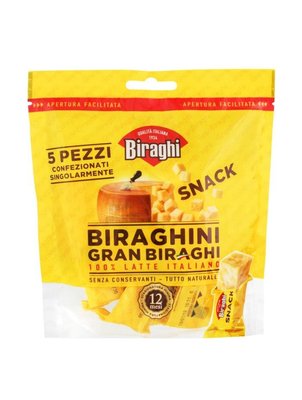 Твердий сир для перекусу Biraghi Gran Biraghi Snack 12 місяців витримки 32% 100г, Італія id_3041 фото