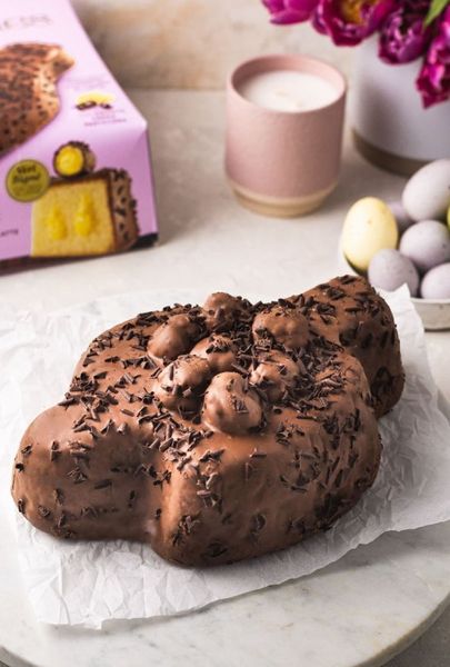 Великодній кекс Коломба в шоколадній глазурі з профітролями Bauli Colomba Profiteroles 750г, Італія id_3349 фото