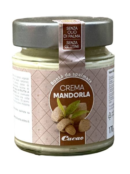 Мигдальний крем Cacao Bonta da Spalmare Crema Mandorla без глютену та пальмової олії 170г, Італія id_9979 фото