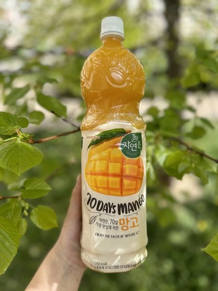 Напій Woongjin Mango Juice Drink з соком манго вітамінізований 1.5л, Корея id_9257 фото