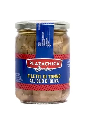 Філе тунця в оливковій олії Plazachica виготовлене ручним способом с/б 445г, Італія id_3245 фото