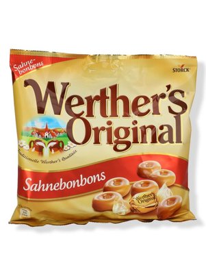 Цукерки Werther's Original Sahnebonbons кремові бомбочки 245г, Німеччина id_7931 фото