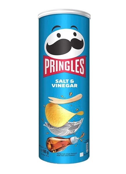 Чіпси Pringles Salt Vinegar сіль і оцет 165г, Великобританія id_1283 фото