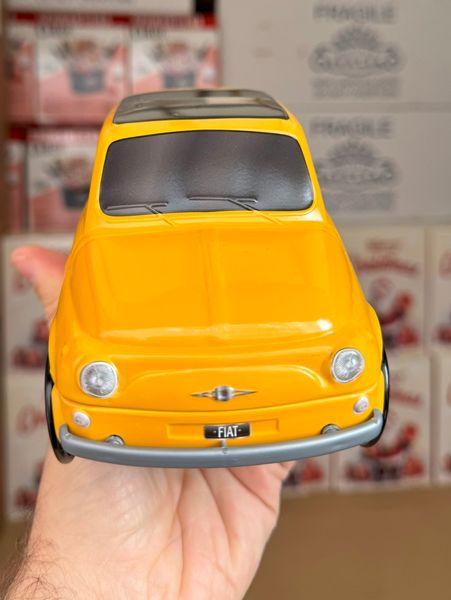 Автомобіль з асорті цукерок Vanoir Gran Turismo Fiat 500 Giallo Italiano 205г, Італія id_10405 фото