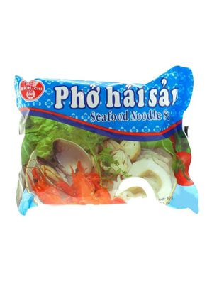 Локшина рисова Bich-Chi зі смаком морепродуктів швидкого приготування 60г, В'єтнам id_1411 фото