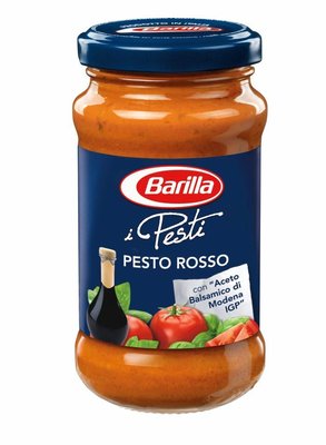 Соус песто Barilla i Pesti Pesto Rosso томатний з сиром і базиліком 190г, Італія id_1489 фото