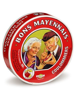 Сир м'який Bons Mayennais Coulommiers з коров'ячого молока 48.5% 350г, Франція id_8847 фото