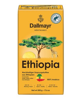 Кава в зернах Dallmayr Ethiopia Arabica 100% 500г, Німеччина id_1643 фото