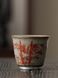 Піала Крижана глазур ручної роботи колекційна в японському стилі з підставкою 40мл, Китай id_8901 фото 1
