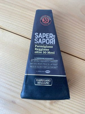 Сир пармезан Saper di Sapori Parmigiano Reggiano DOP витримка 30 місяців 200г, Італія id_8286 фото