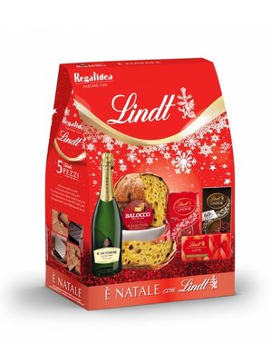 Високоякісний подарунковий набір із 5 компонентів Lindt E' Natale Red, Італія id_10410 фото