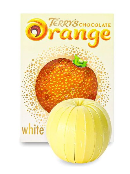 Апельсин з білого шоколаду Terry's Chocolate Orange з апельсиновою олією 147г, Великобританія id_2492 фото
