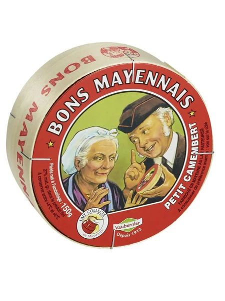 Сир Камамбер м'який Bons Mayennais Petit Camembert 50% 150г, Франція id_8848 фото