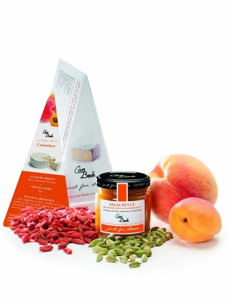 Соус солодкий Can Bech до сиру з персиками, абрикосами, ягодами годжі та кардамоном 29г, Іспанія id_364 фото