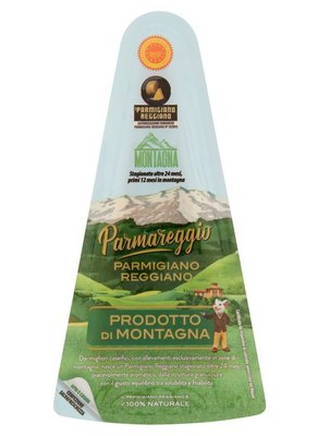 Сир пармезан Parmareggio Parmigiano Reggiano DOP Prodotto di Montagna витримка 24 місяці 250 г, Італія id_8285 фото