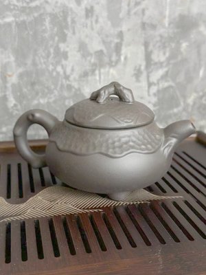 Чайник із ісинської глини "Мудра черепаха - приносить довголіття та мудрість" 100мл, Китай id_9314 фото