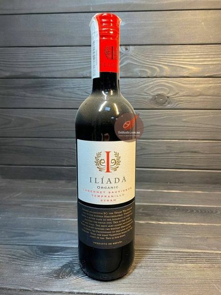 Вино Iliada Organic Cabernet Sauvignon червоне сухе 13.5% 0.75л Іспанія id_146 фото
