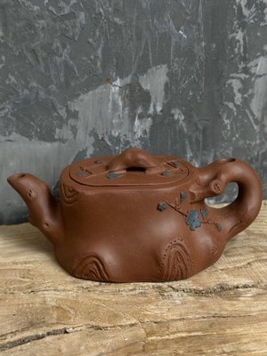 Чайник Шу Чжуан Ху (Дерев'яний пень) з ісинської глини ручної роботи 200мл, Китай id_9315 фото