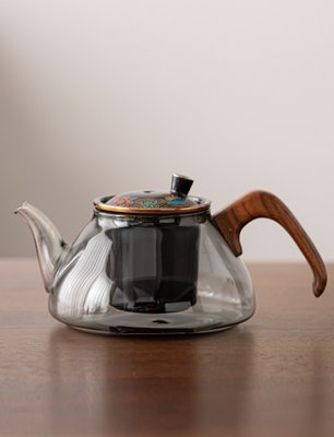 Високоякісний чайник для чайної церемонії із жаростійкого скла Gufang Hailang 600мл, Китай id_9058 фото