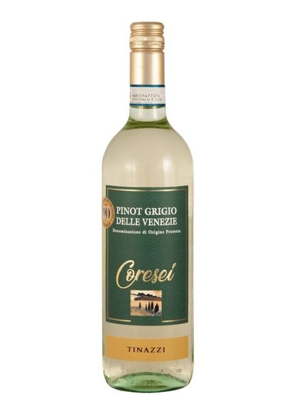 Вино біле сухе Coresei Pinot Grigio Delle Venezie DOP 0.75л, Італія id_7692 фото
