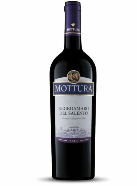 Вино Mottura Negroamaro del Salento IGT червоне сухе 14.5% 0.75л Італія id_106 фото