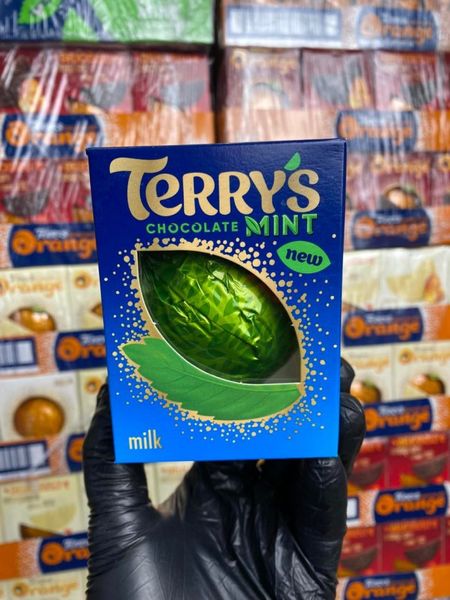 Апельсин з молочного шоколаду Terry's Chocolate Mint Milk з м'ятою 145г, Великобританія id_8139 фото
