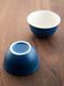Дорожній набір посуду з кераміки гайвань і три піали темно-синій, Китай id_7982 фото 4